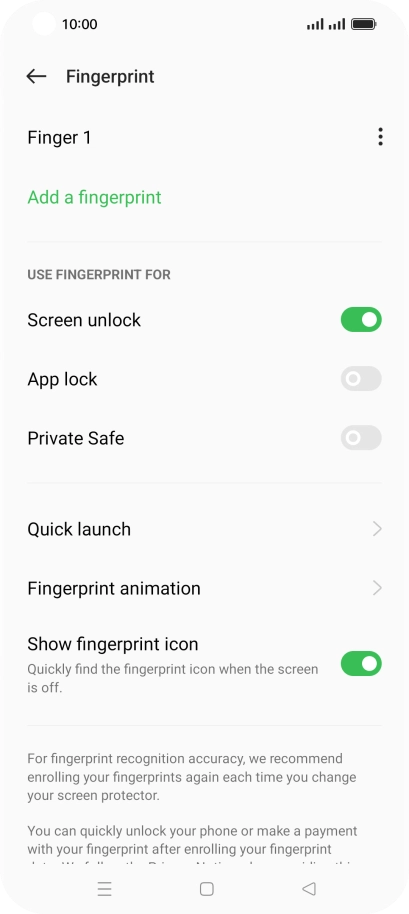 Press the Return key.
