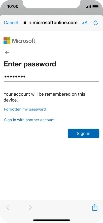 Press Sign in. Press Sign in.