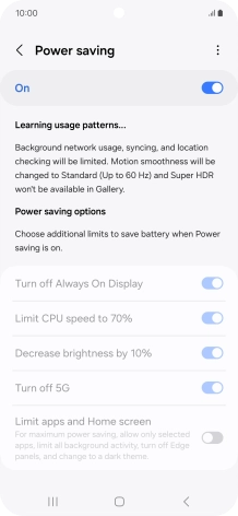 Press the Home key to return to the home screen.