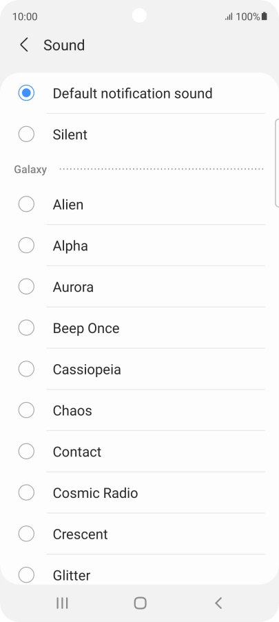 Press the required message tones to hear them.