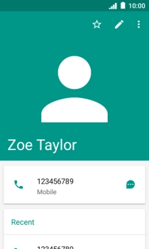 Press the Home key to return to the home screen.