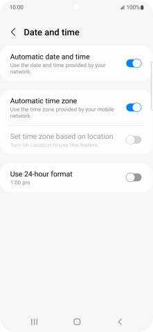 Press the Home key to return to the home screen.