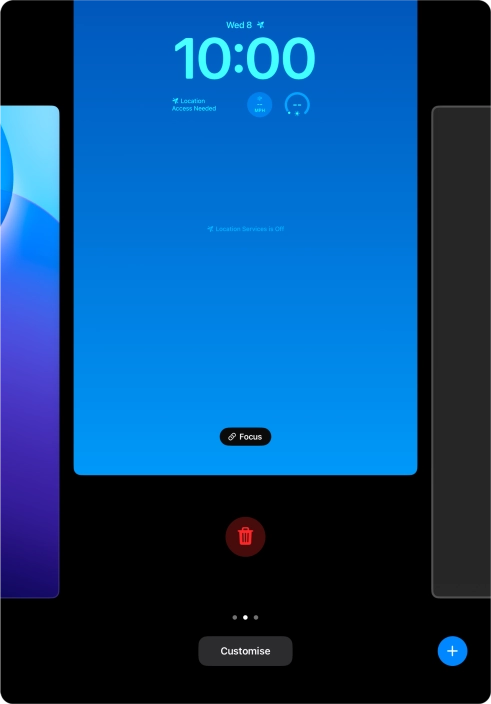 Press the delete icon. Press the delete icon.