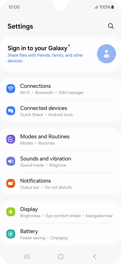 Press Display. Press Display.