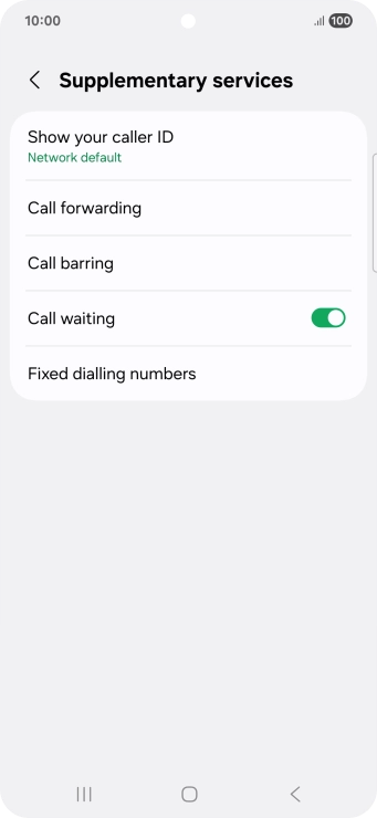 Press Fixed dialling numbers.