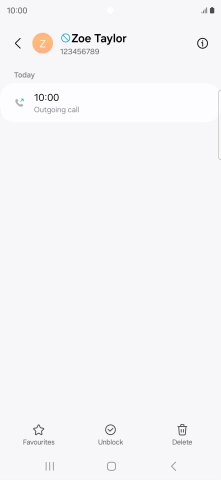 Press the Home key to return to the home screen.