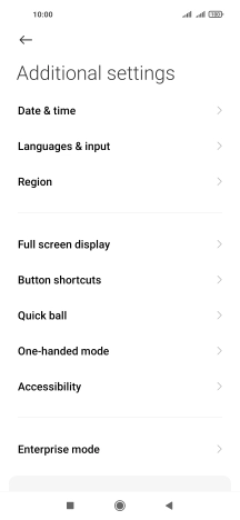 Press Languages & input.