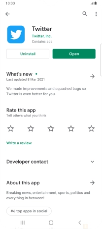 Press the Home key to return to the home screen.
