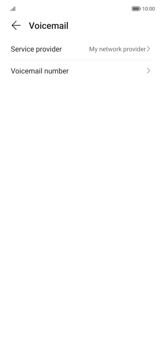 Press Voicemail number.