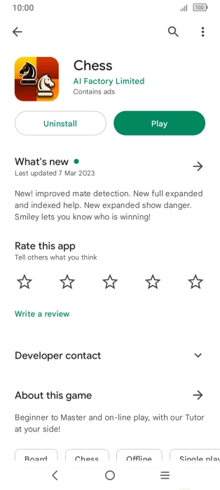 Press Uninstall. Press Uninstall.