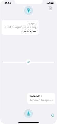 Press the end icon to end two-way view.