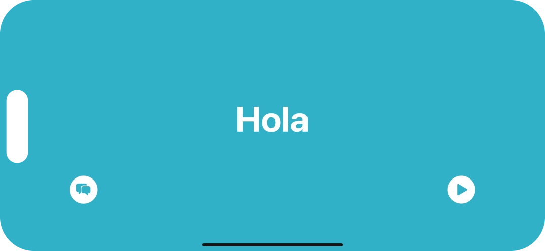 Press the split view icon to go back to display of both languages. Press the split view icon to go back to display of both languages.
