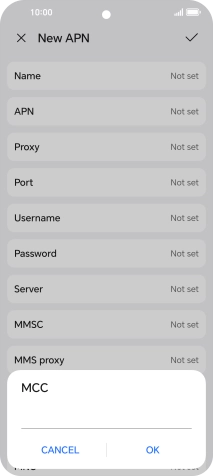 Key in 234 and press OK.