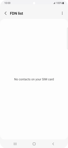 Press the menu icon.