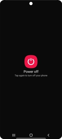 Press Power off. Press Power off.