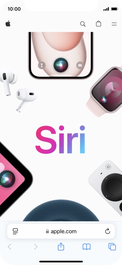 Slide your finger upwards starting from the bottom of the screen to return to the home screen.