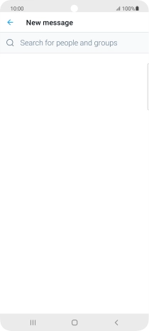 Press the search field.