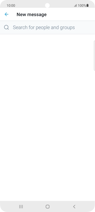 Press the search field.