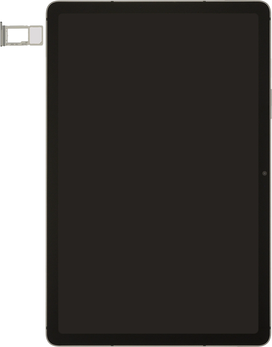 Turn the memory card so it matches the angled corner of the memory card holder and place the memory card in the memory card holder.