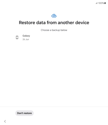 Press the required backup and your phone restores the content of the selected backup. Subsequently, follow the instructions on the screen to set up your phone and prepare it for use.