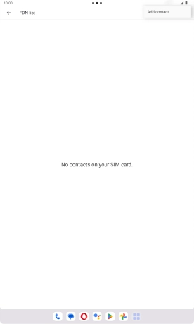 Press Add contact. Press Add contact.