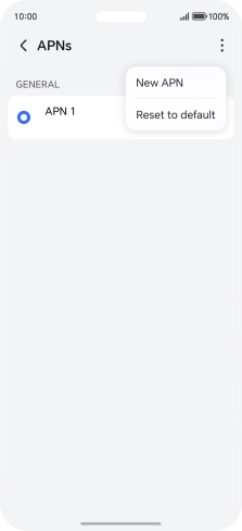 Press New APN.