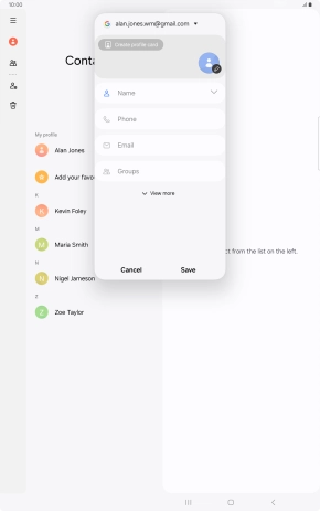 Press Name and key in the required name. Press Name and key in the required name.