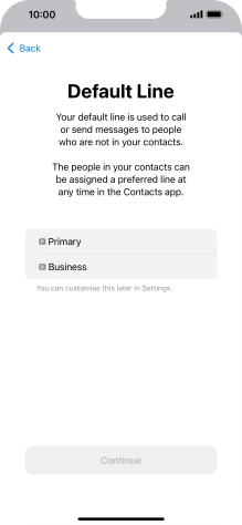 Press the required price plan. Press the required price plan.
