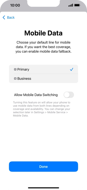 Press the indicator next to Press the indicator next to