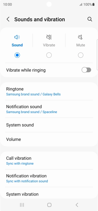 Press Ringtone.