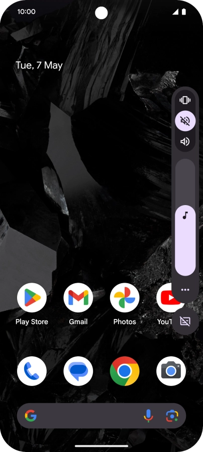 Press the sound icon to turn off the function.