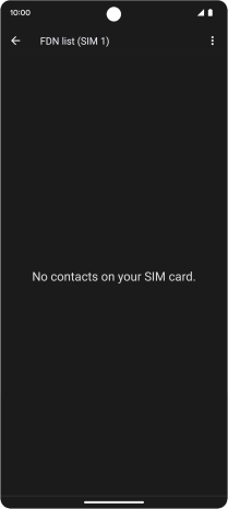 Press the menu icon.