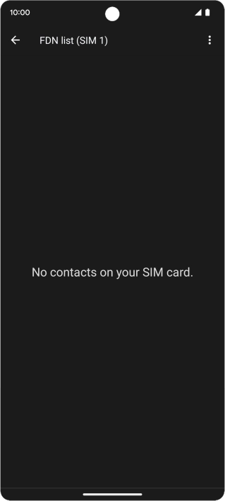 Press the menu icon.