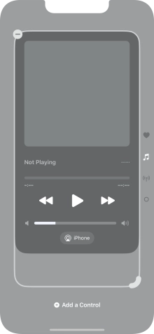 Press the remove icon on the required Control Centre page to remove it from Control Centre. Press the remove icon on the required Control Centre page to remove it from Control Centre.