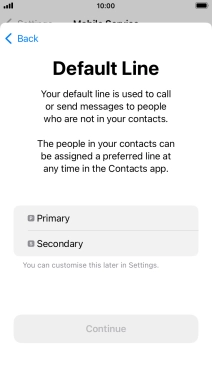 Press the required price plan.