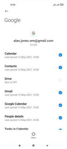 Press the Home key to return to the home screen.