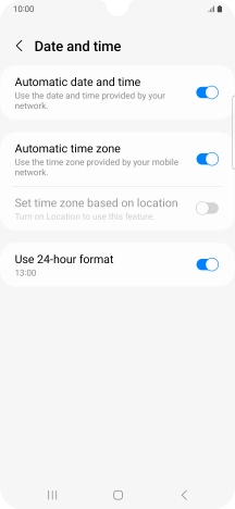 Press the Home key to return to the home screen. Press the Home key to return to the home screen.