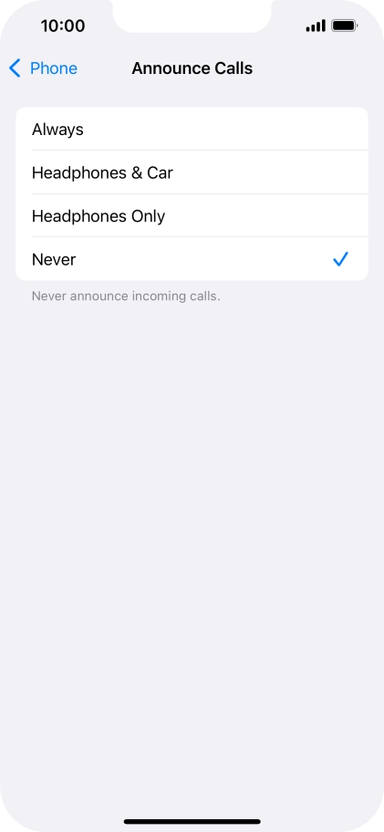 Press Always to turn on the function when silent mode is turned off.