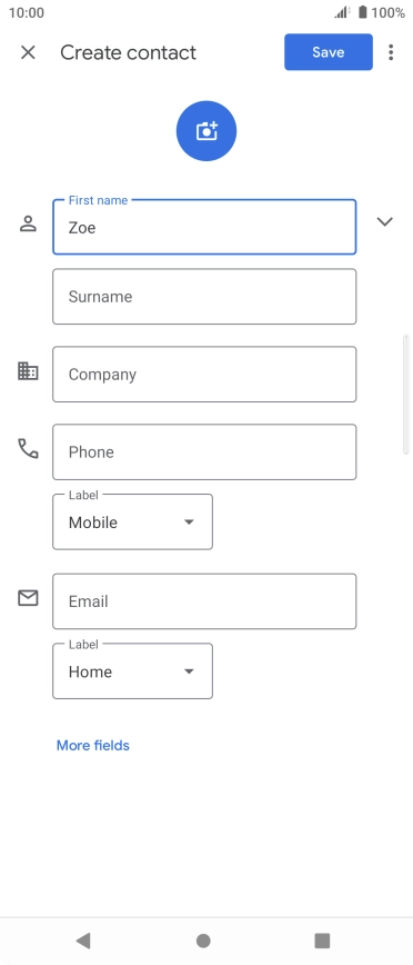Press Surname and key in the required last name.