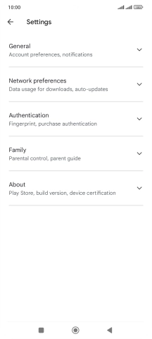 Press Network preferences.