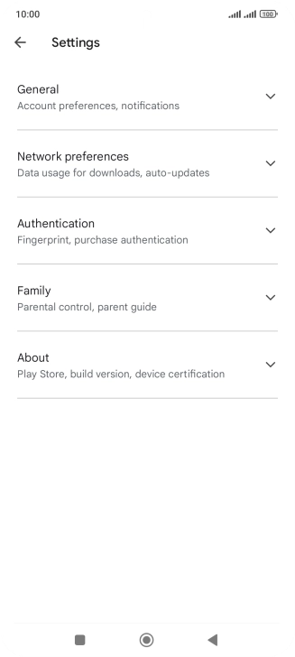 Press Network preferences.