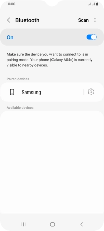Press the Home key to return to the home screen.