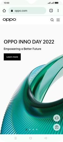 Press the address bar.