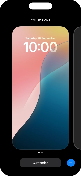 Press the add icon. Press the add icon.