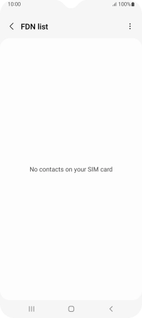 Press the menu icon.