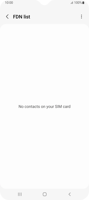 Press the menu icon.