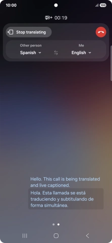 Follow the instructions on the screen to select the required language settings and use the function.