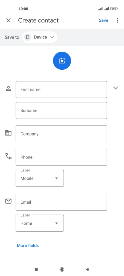 Press the drop down list next to 
