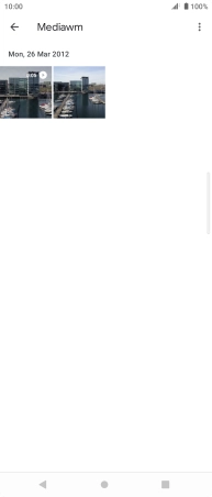 Press and hold the required picture or video clip.