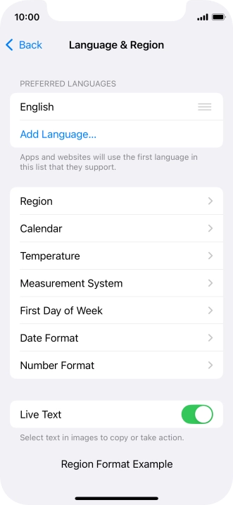 Press Add Language....